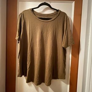 Universal Standard Olive Short Sleeve Tee
